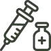 syringe and bottle