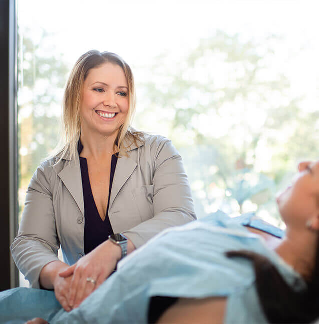 obgyn doctor treating patient