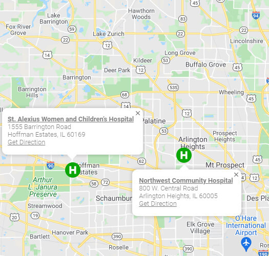 HOSPITALS WE ARE AFFILIATED WITH